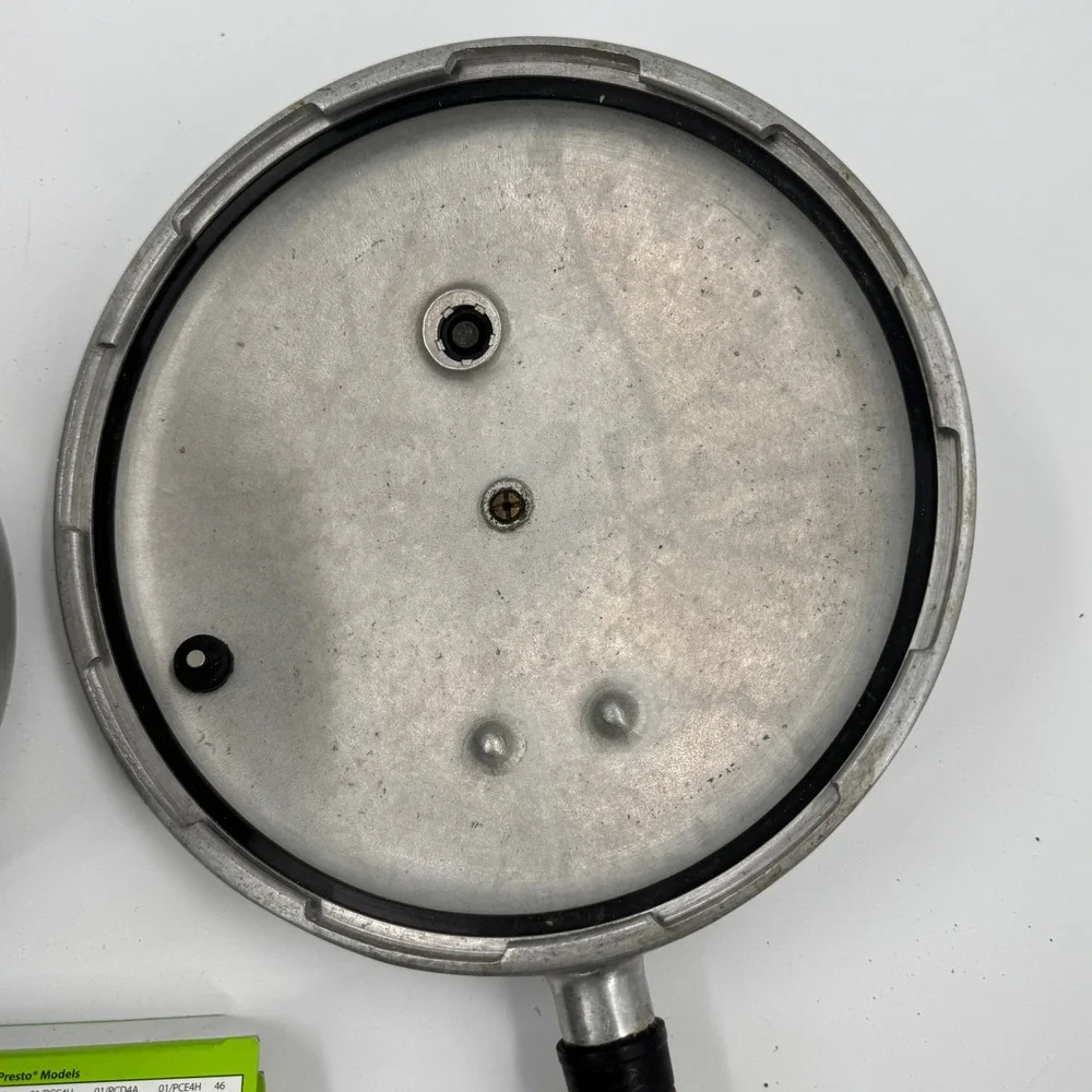 National Presto Pressure Cooker‎ Model 40 4 Qt Silver Vintage Aluminum